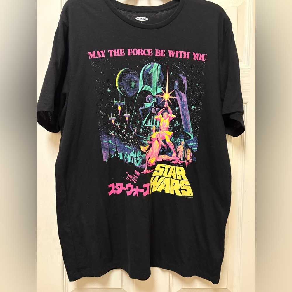 Old Navy Black Graphic Tee